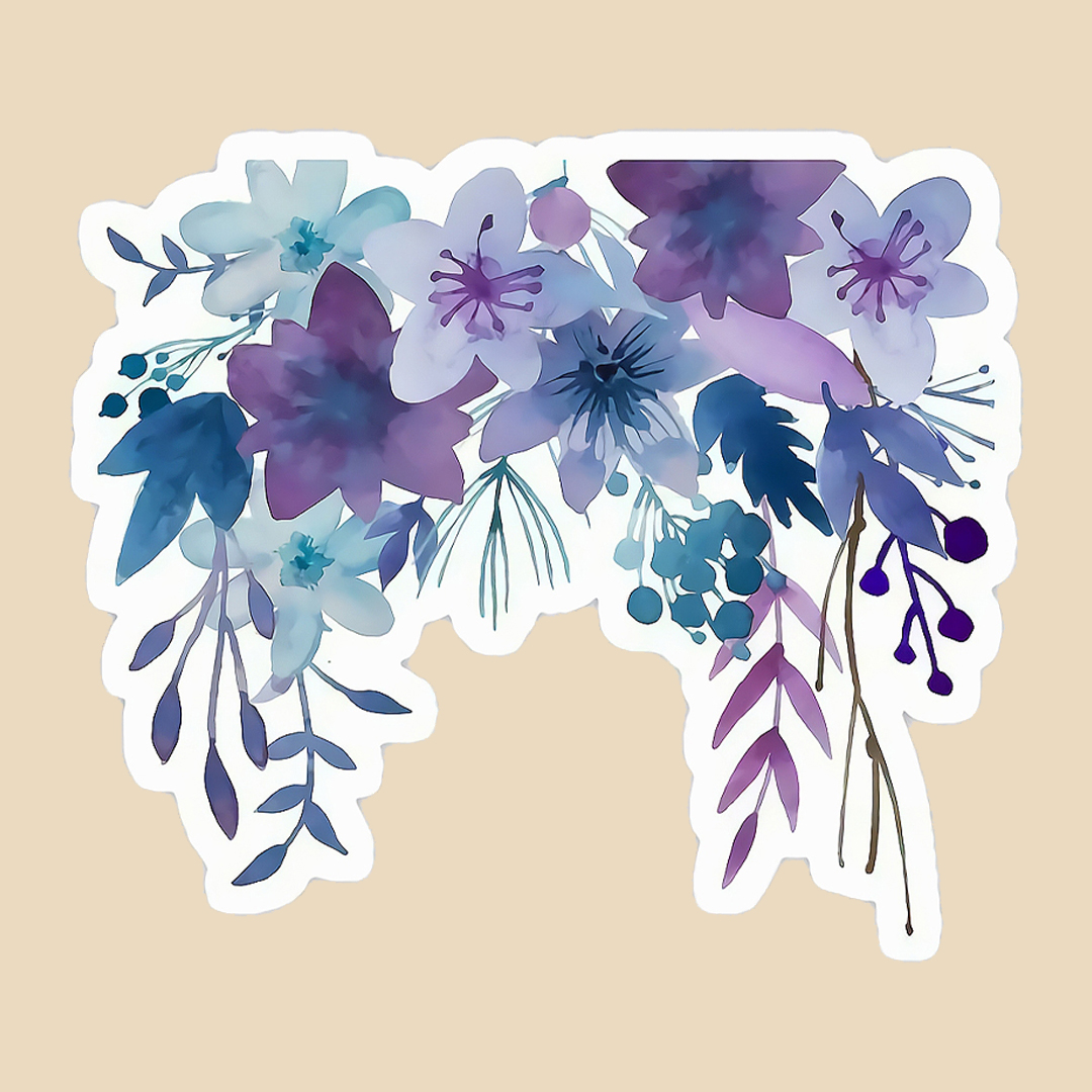 استیکر flower کد 1132