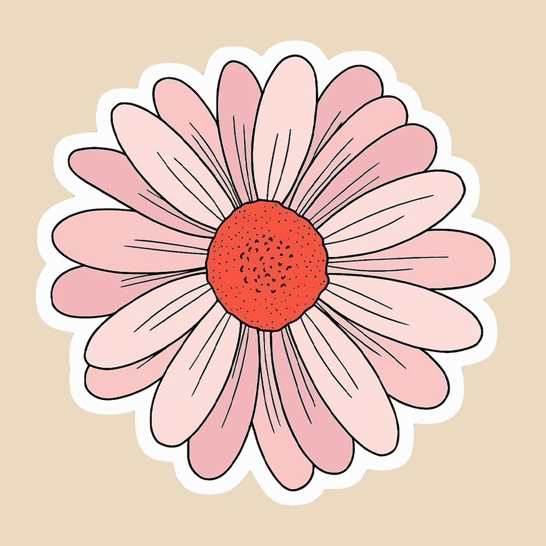 استیکر flower کد 1176