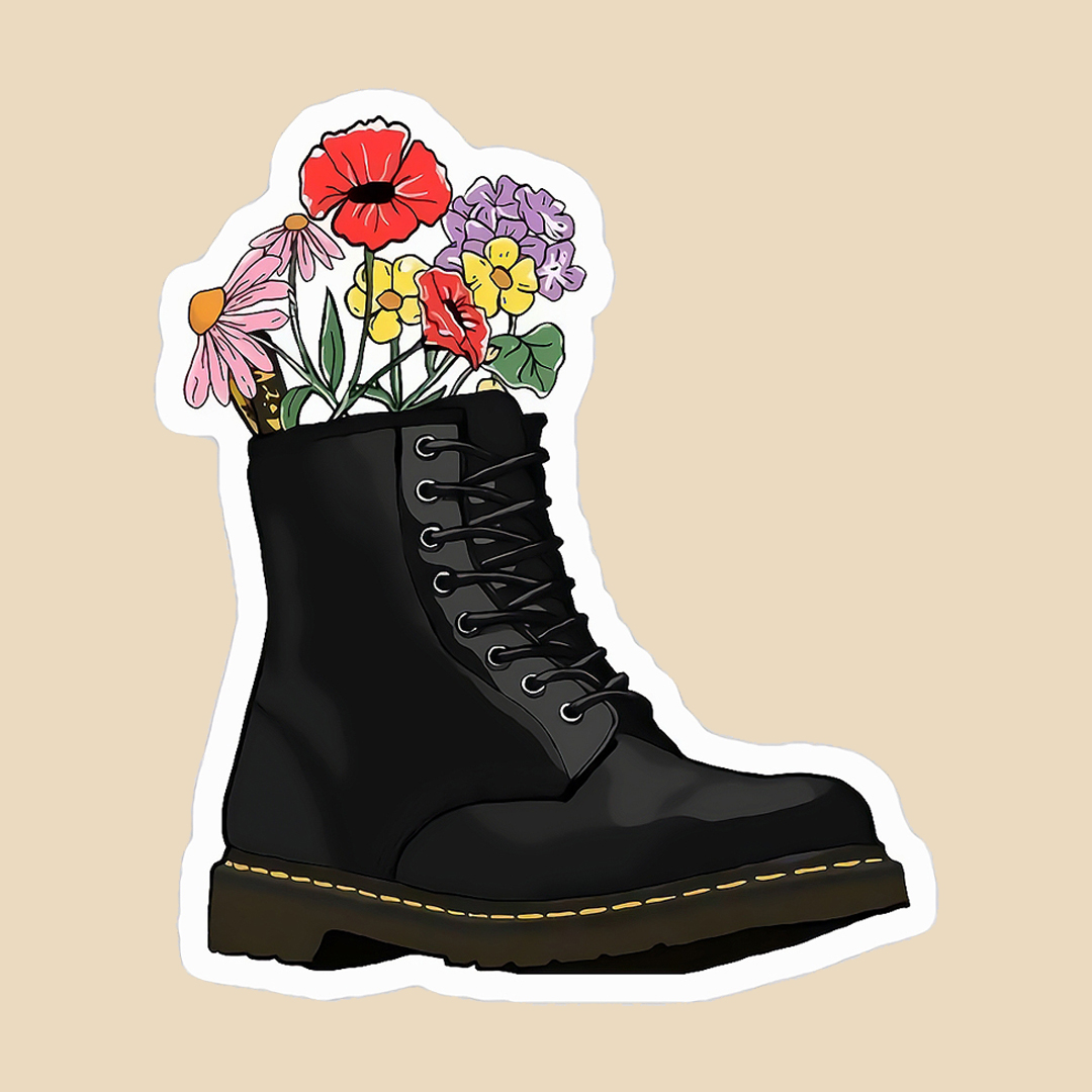 استیکر boot flower کد 1179