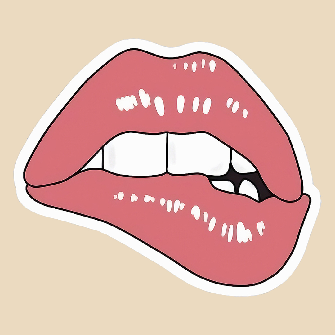 استیکر lips کد 1185