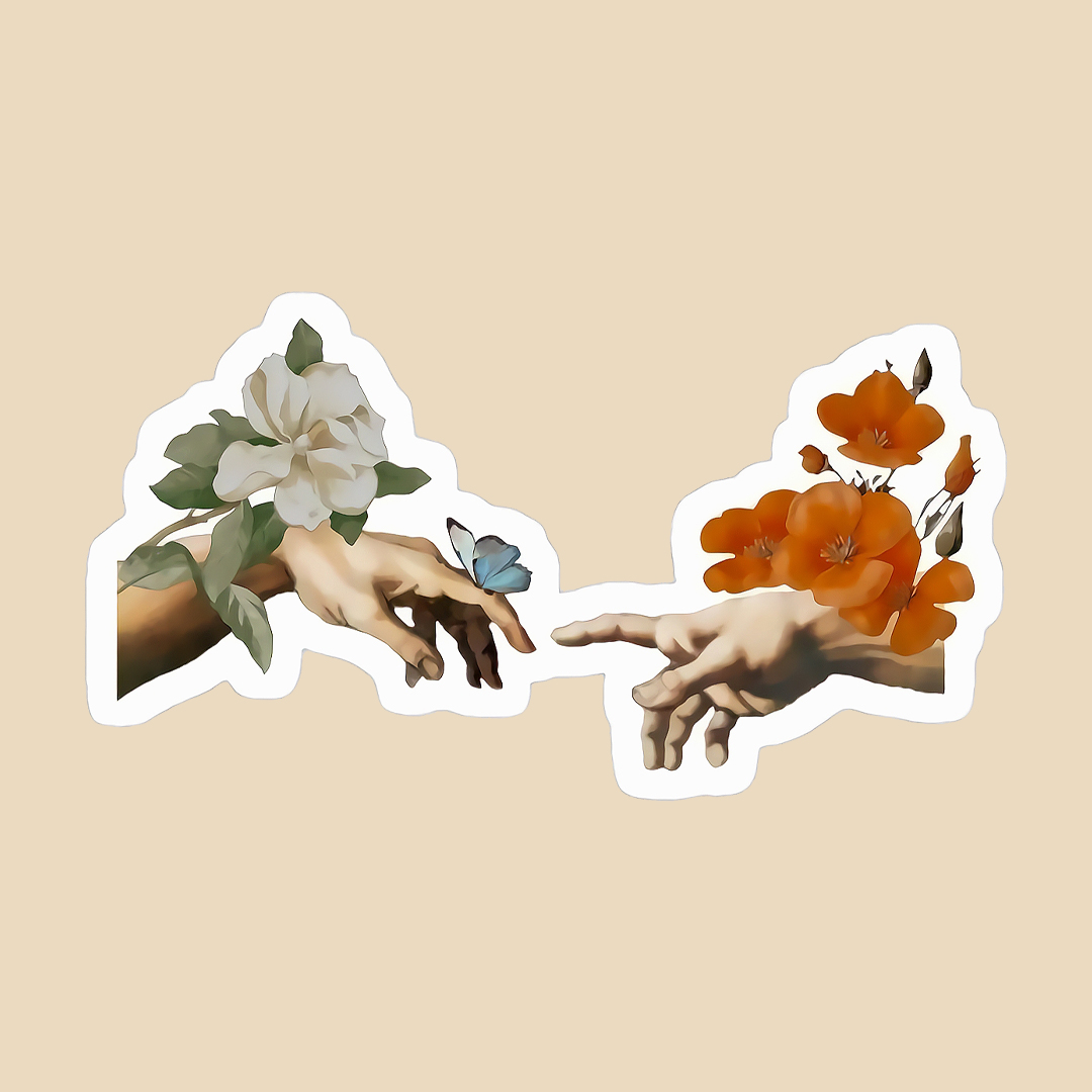 استیکر handflower  کد 1192