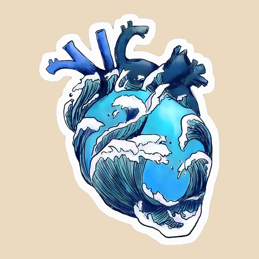 استیکر retro heart کد 1210