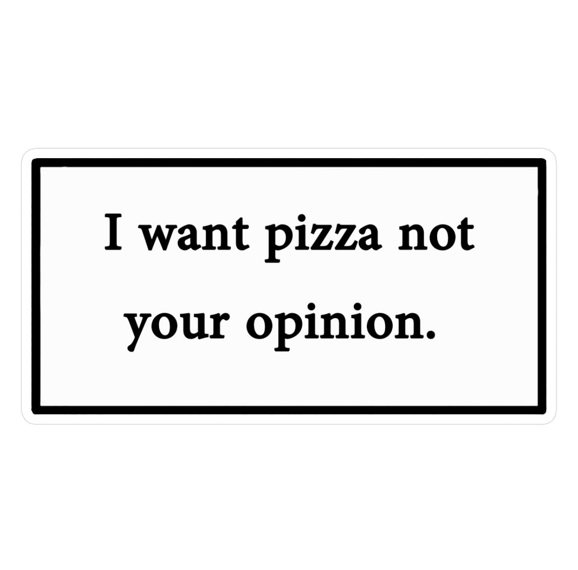 استیکر i want pizza کد 1305