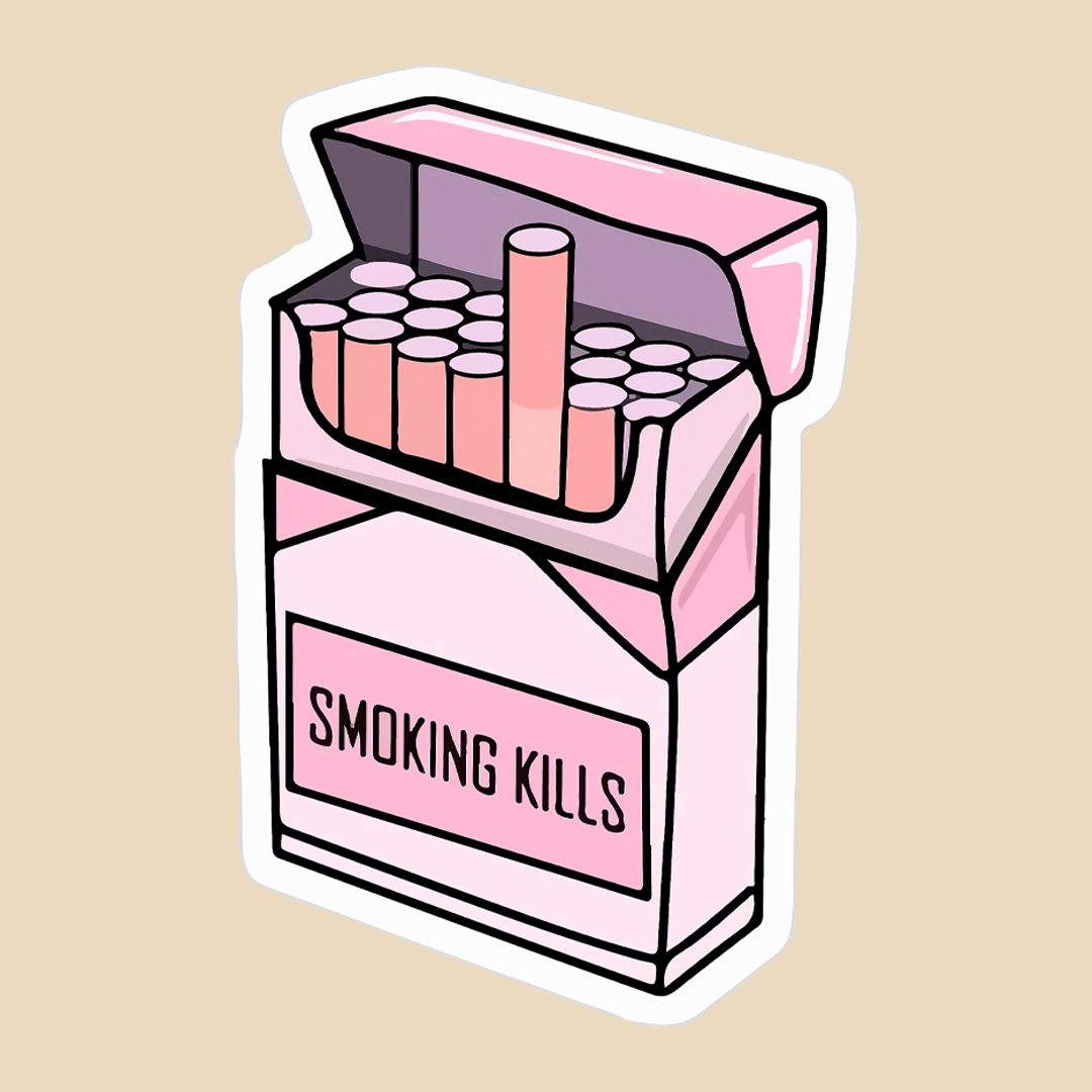 استیکر pink smoke کد 1284