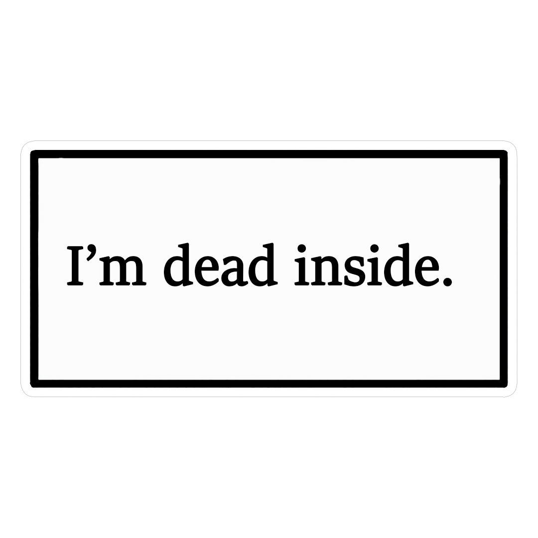 استیکر dead inside کد 1369