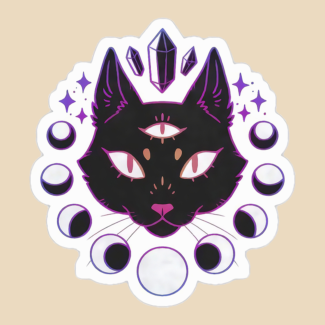 استیکر magical cat کد 1467