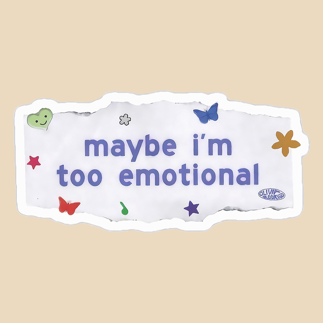 استیکر maybe im too emotional کد 1471