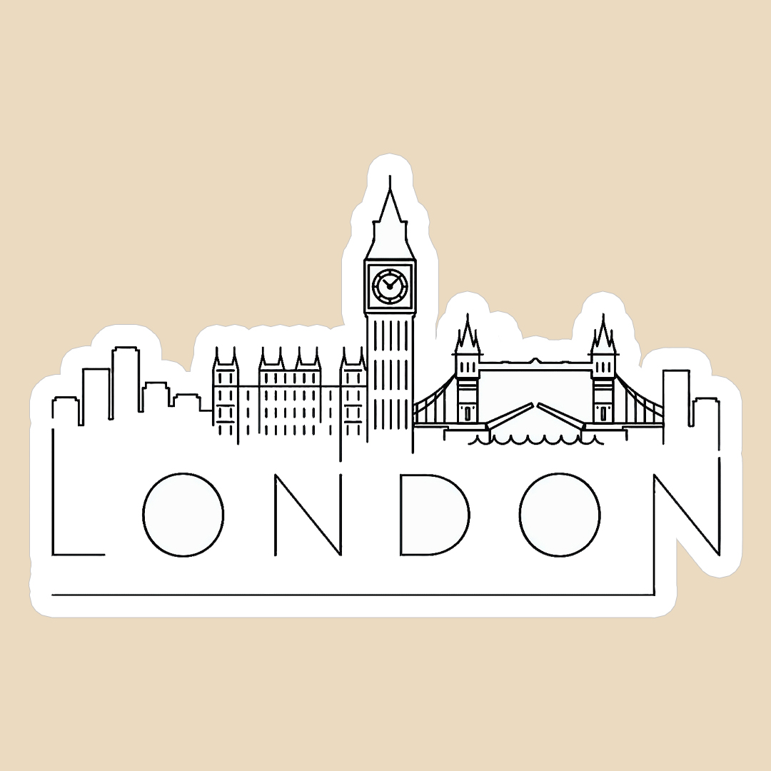 استیکر london کد 1482