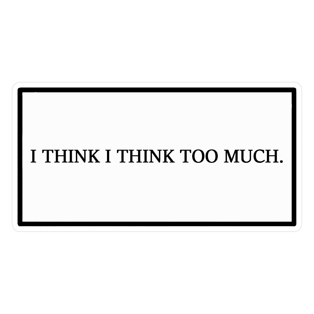 استیکر overthinking کد 1385
