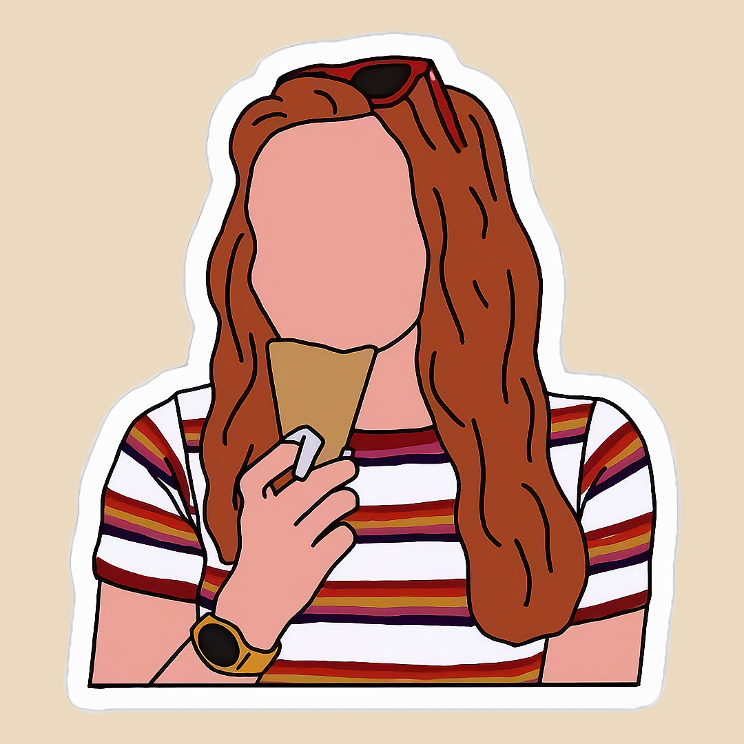 استیکر stranger things کد 1608