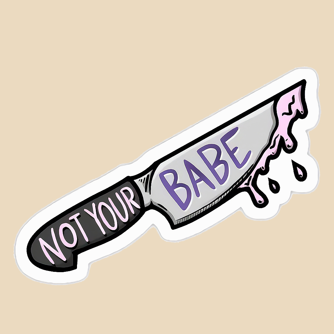 استیکر not your babe کد 1643