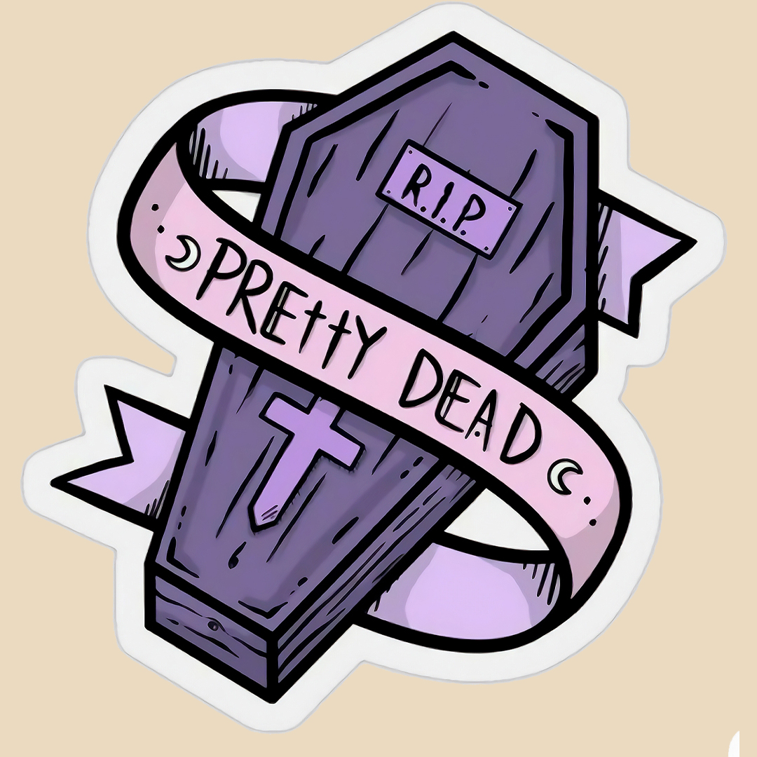 استیکر pretty dead کد 1647