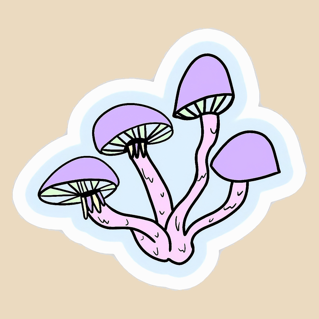 استیکر poisonous mushroom کد 1572