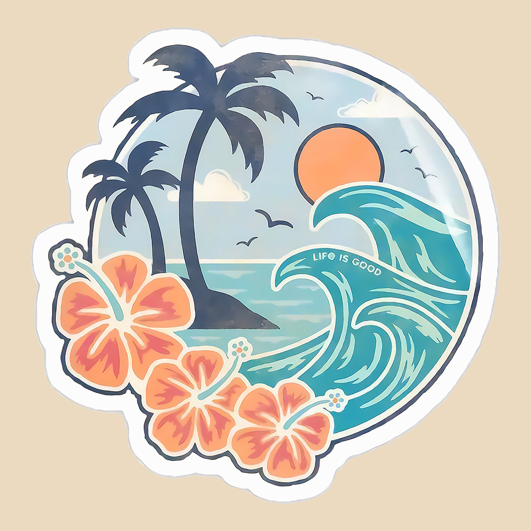 استیکر beach کد 1590