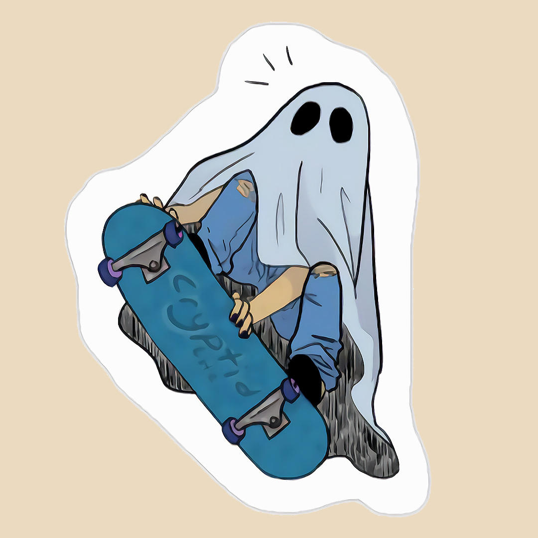 استیکر ghost skate کد 1654