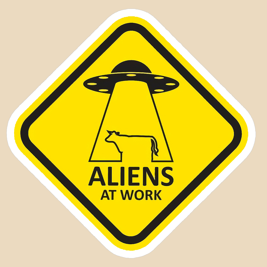 استیکر aliens on work کد 1702