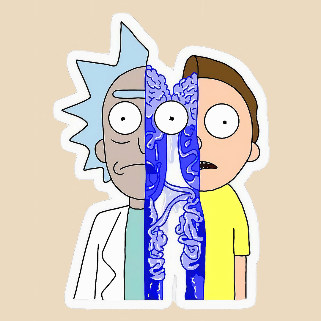 استیکر rick and morty کد 1671