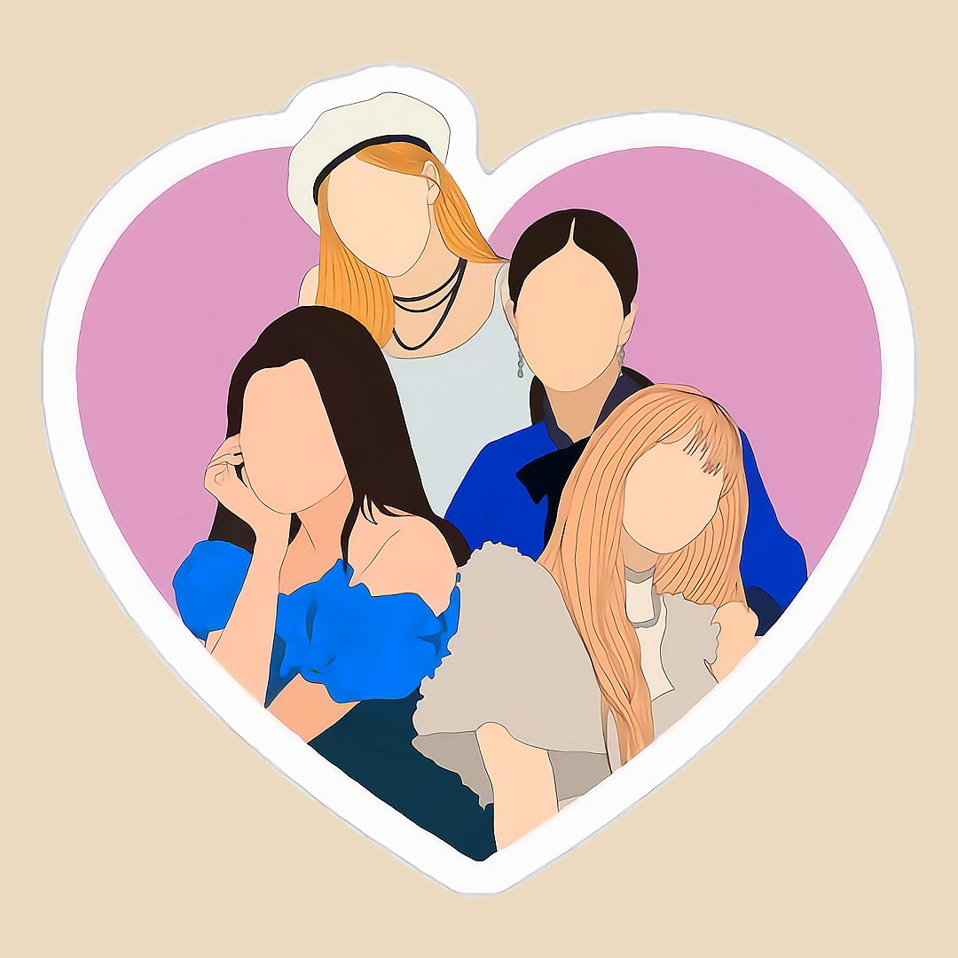 استیکر black pink کد 1757