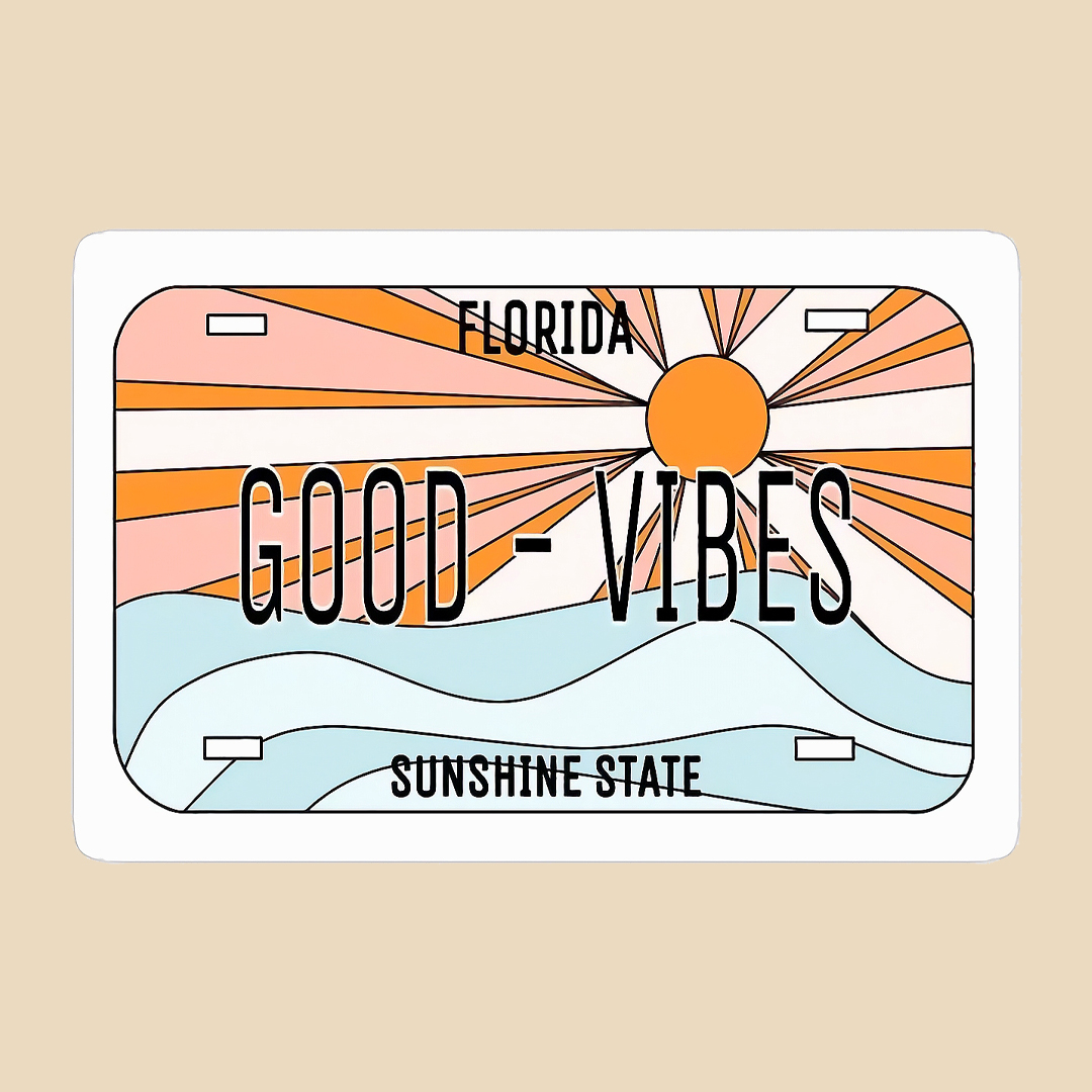 استیکر good vibes کد 1785