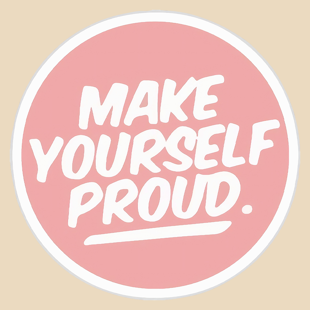 استیکر make yourself proud کد 1786
