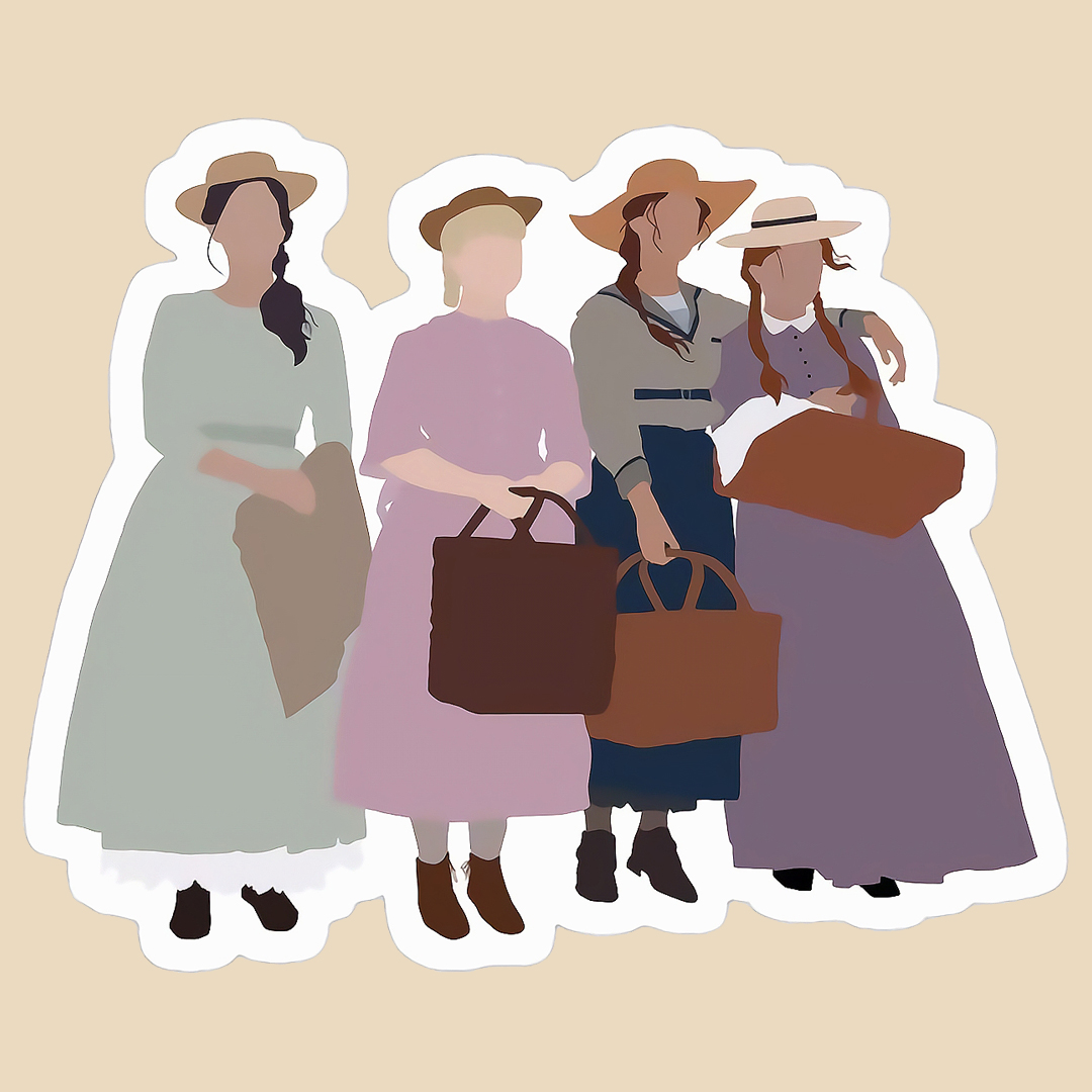 استیکر little women کد 1883