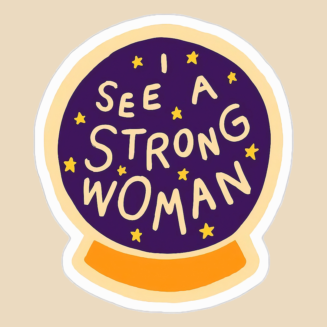 استیکر strong woman کد 1934