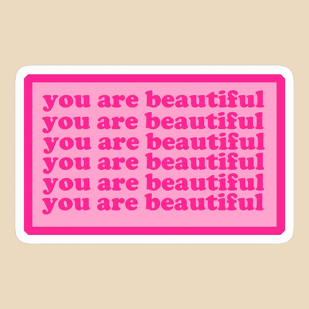 استیکر you are beautiful کد 1945