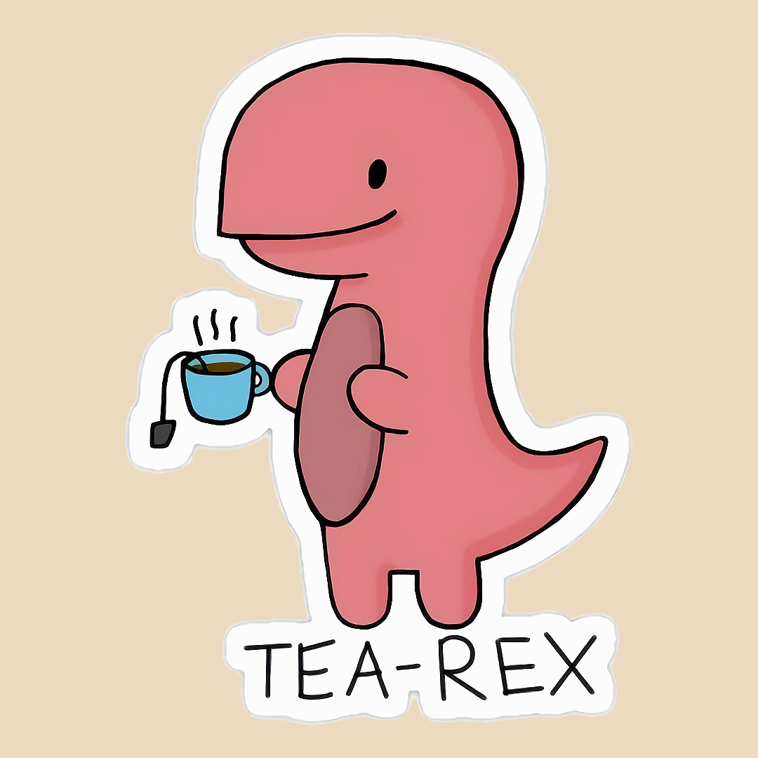 استیکر tea-rex کد 1947