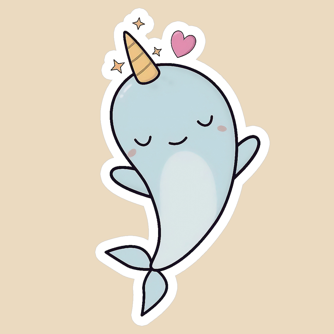 استیکر happy whale کد 1959