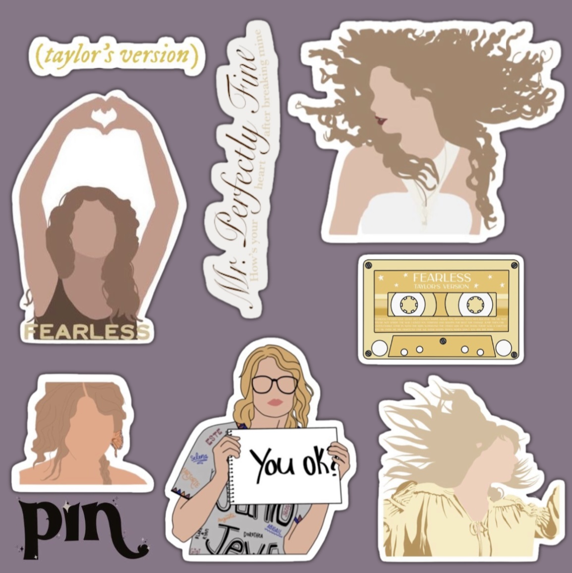 پک استیکر fearless