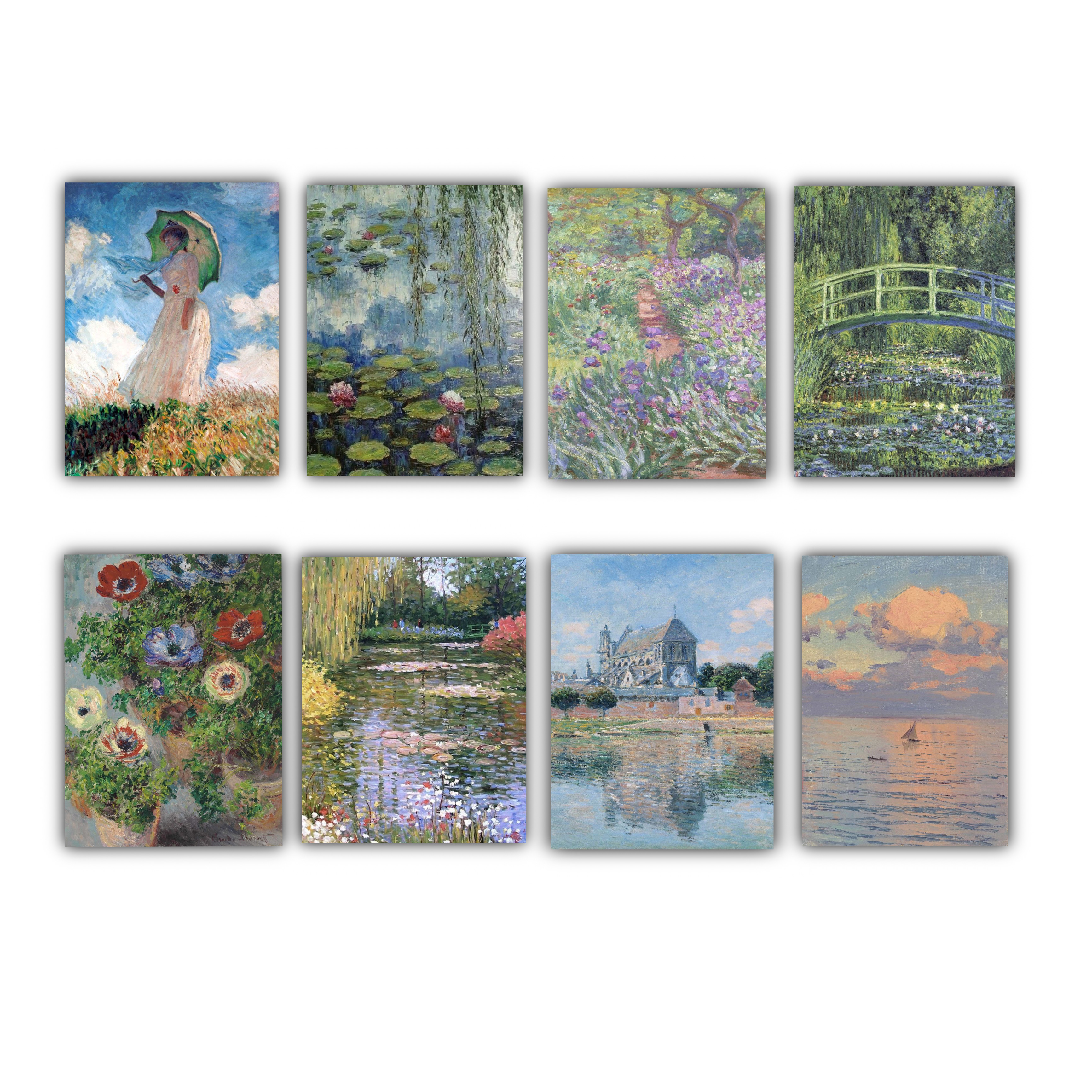 پک فوتوکارت نقاشی های مونه ۲