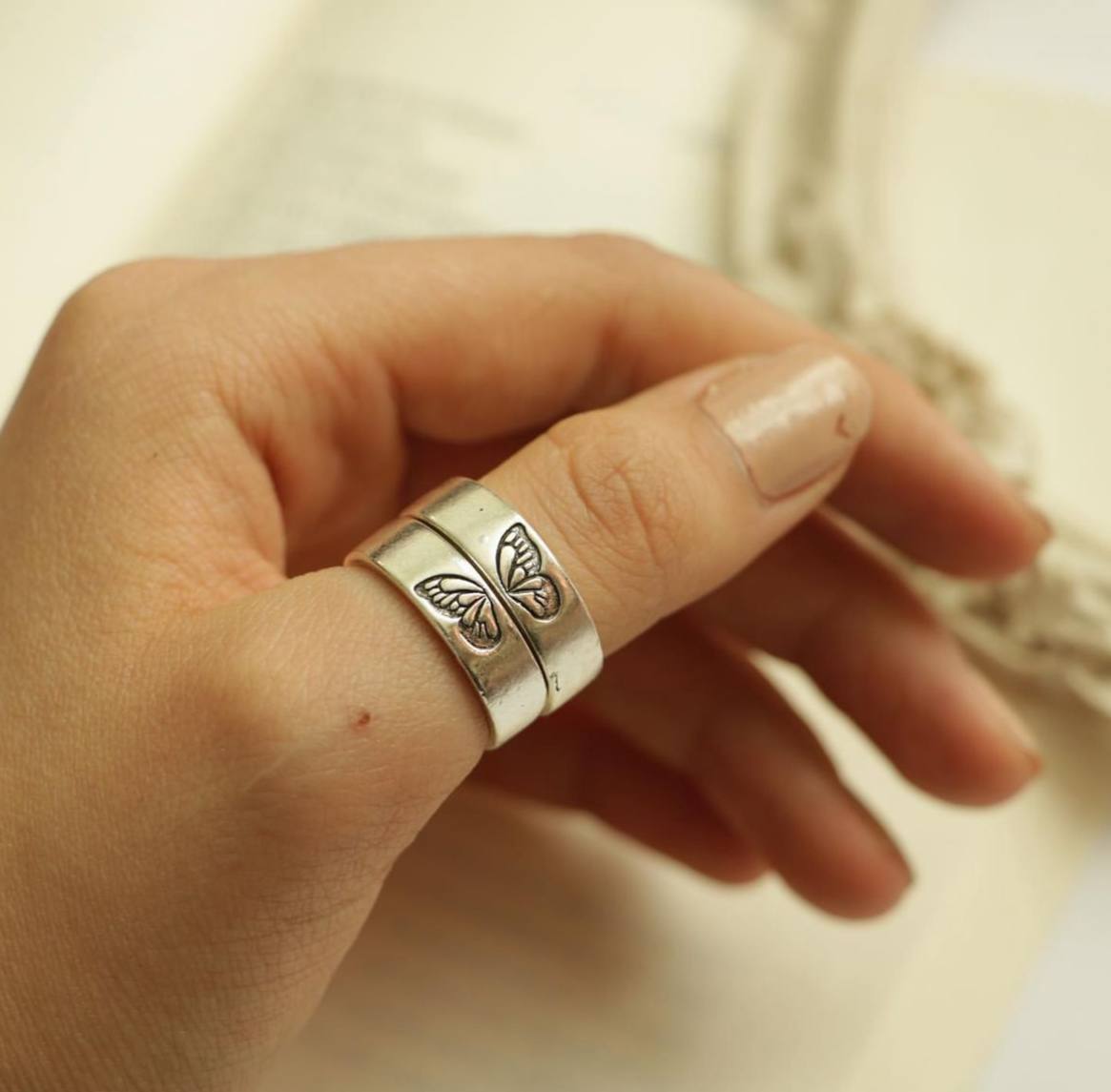 ست انگشتر پروانه