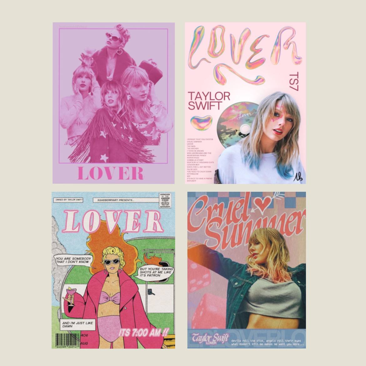 پک پوستر تیلور ( لاور )