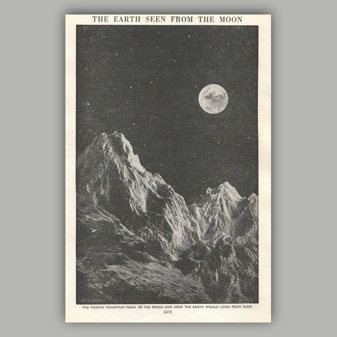 پوستر تماشای زمین از ماه