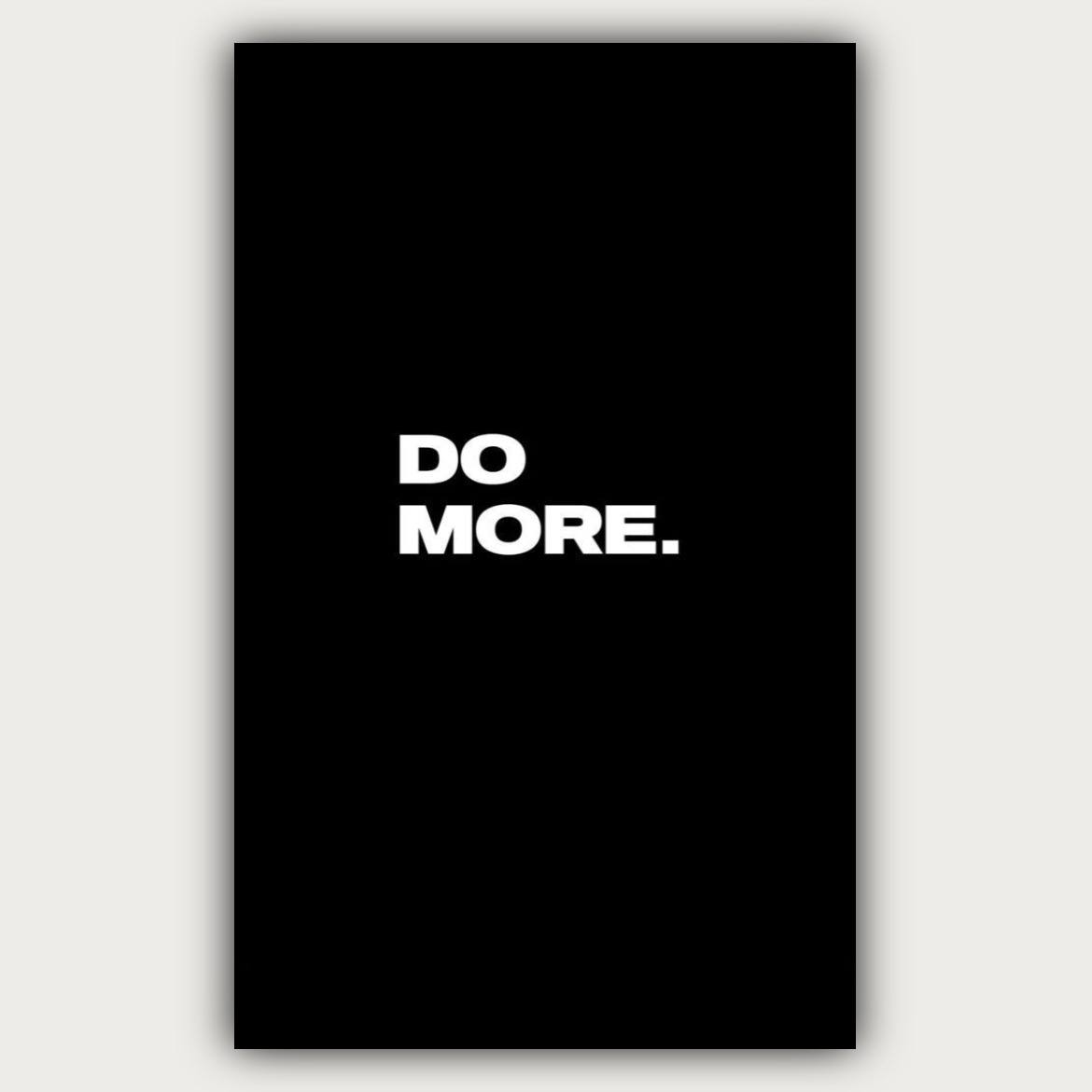 پوستر do more