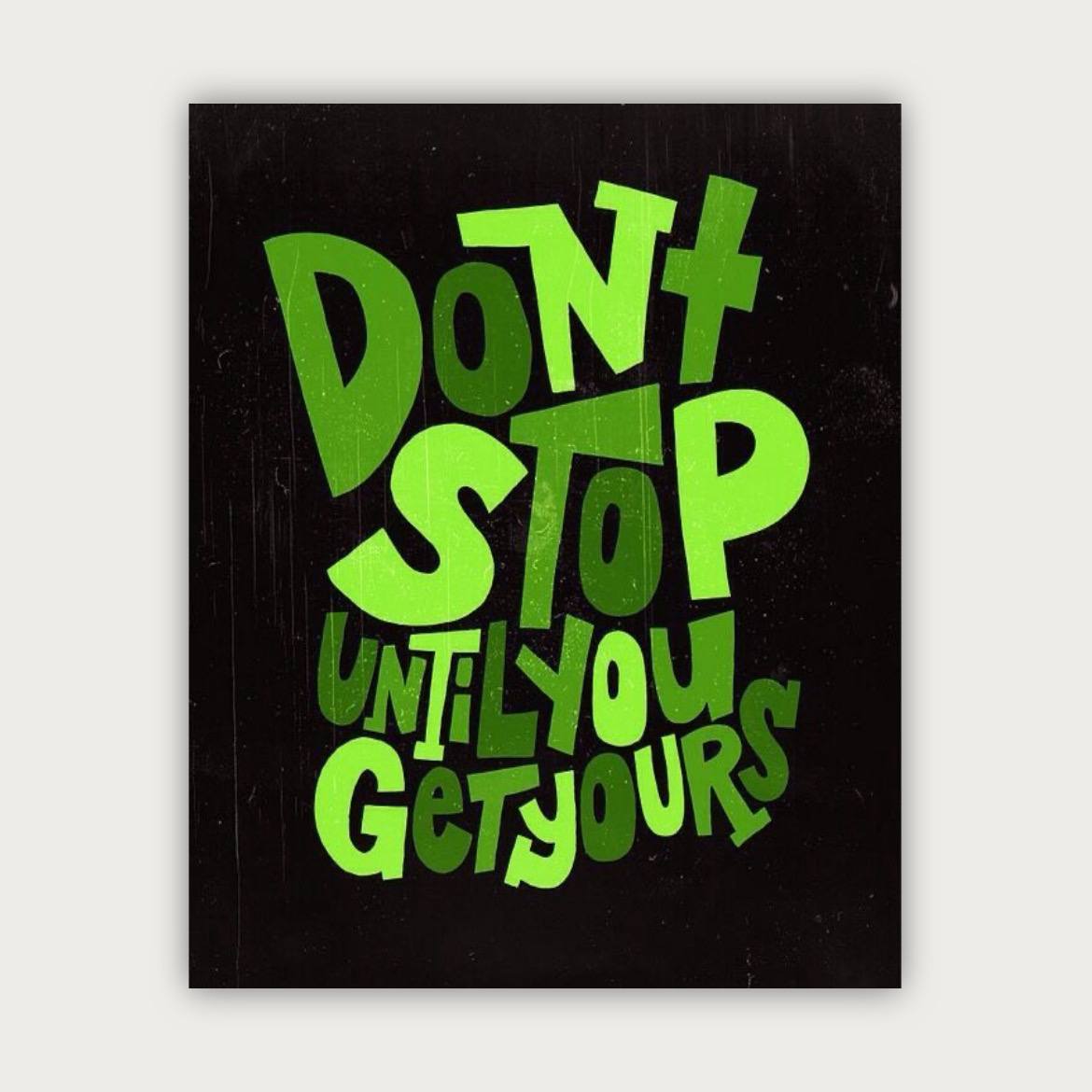 پوستر Don't Stop