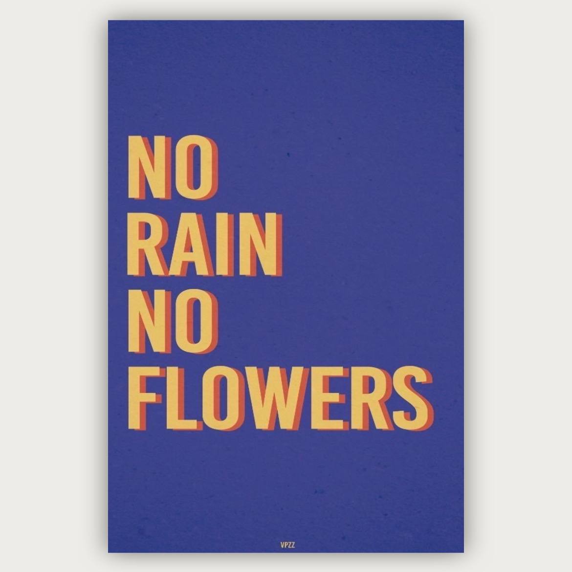 پوستر No flowers